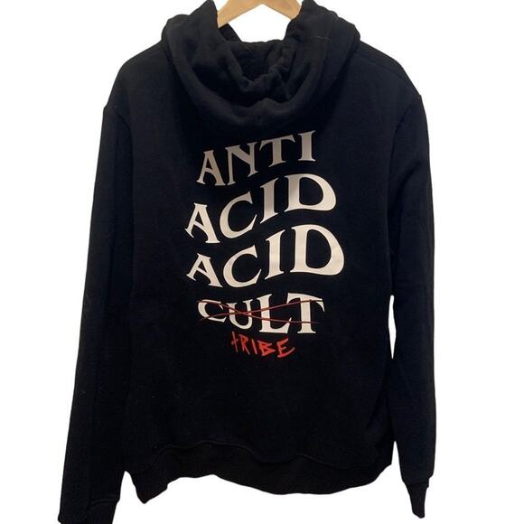 Dripping apes black hoodie sweatshirt anti anti acid tribe in a size large! - Picture 2 of 7